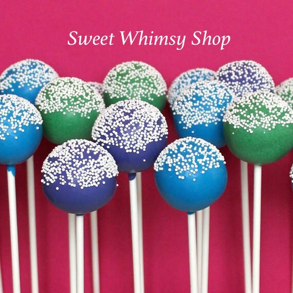 12 Sugar Crystal or Sprinkle Cake Pops Custom by