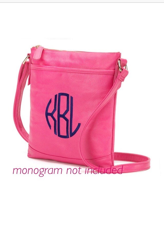 Free Shipping Hot Pink Crossbody Purse Long by CentralBoutique