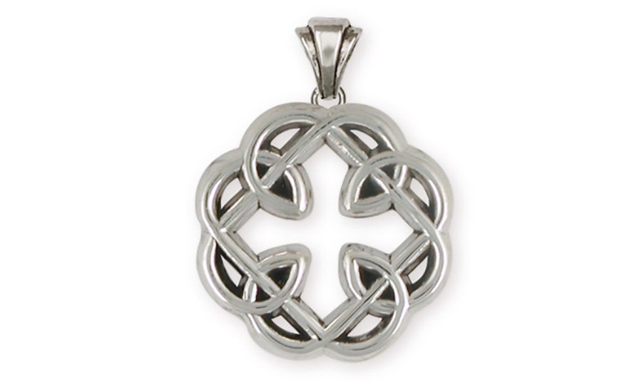 Celtic Knot Jewelry Father And Daughter Pendant Handmade