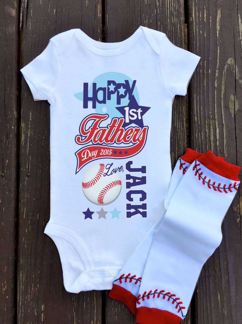 Download Baby Boy Happy 1st FATHERS Day Onesie by ShopPicadilly on Etsy