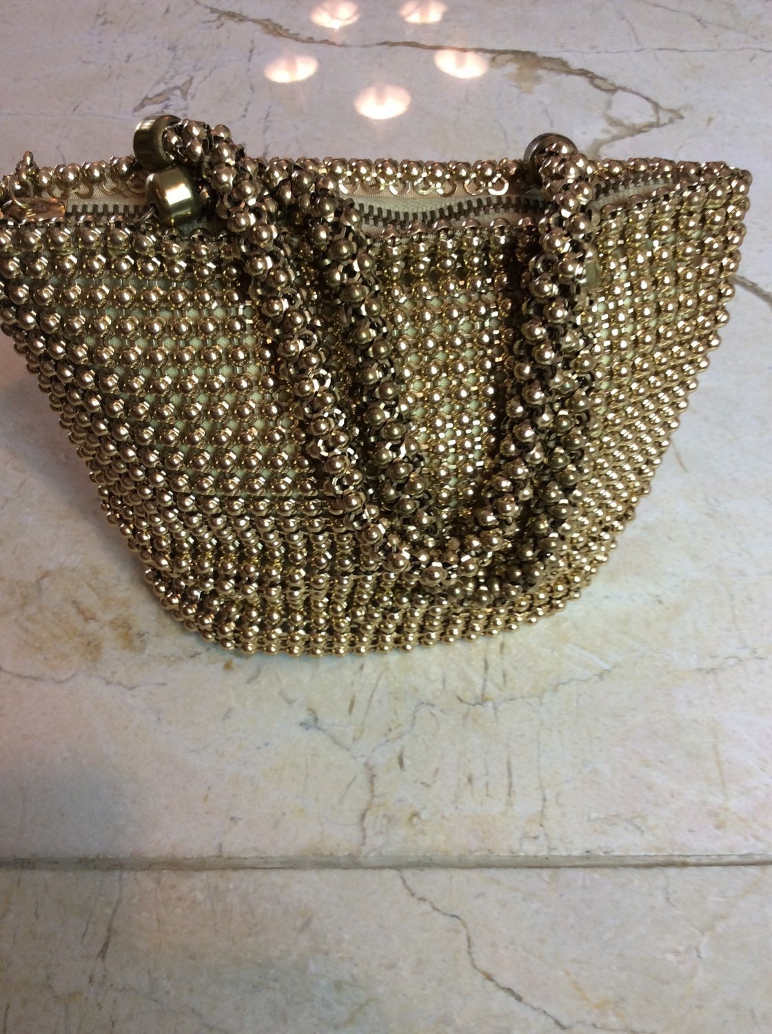 gold wristlet purse