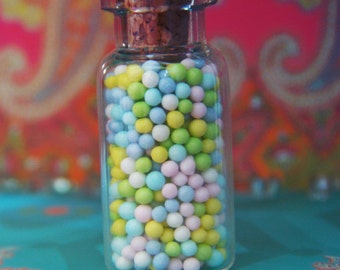 Pastel Spring Non Pariels Bottle Charm Necklace