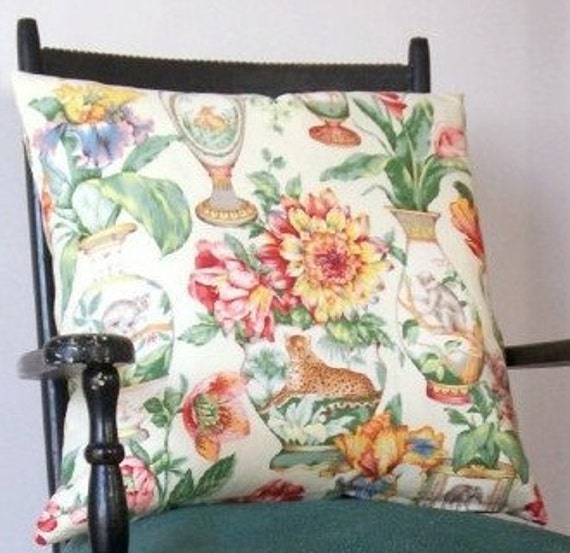 Custom Pillow Cover 20 x 20 by NormaJeanInteriors on Etsy
