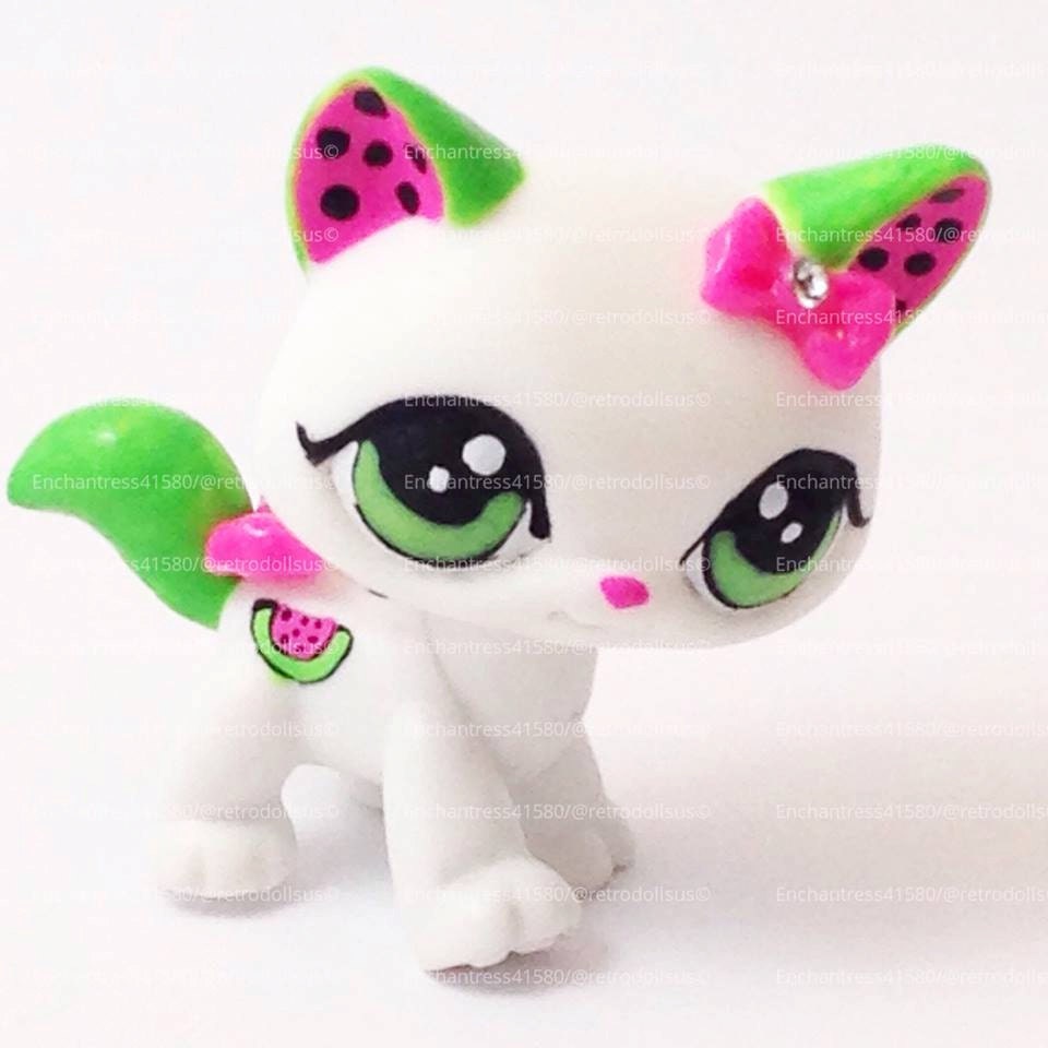 Littlest Pet Shop Cat Toy Custom OOAK LPS Scrumptious My