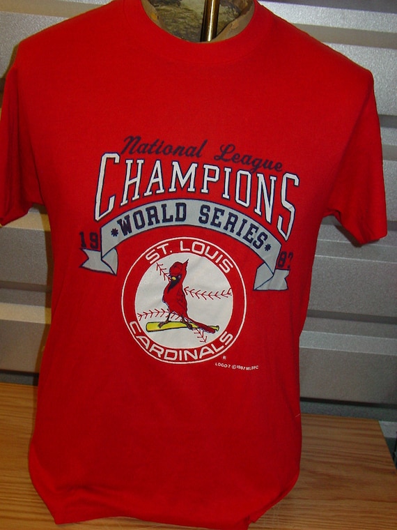 Vintage 1987 St Louis Cardinals world series t shirt