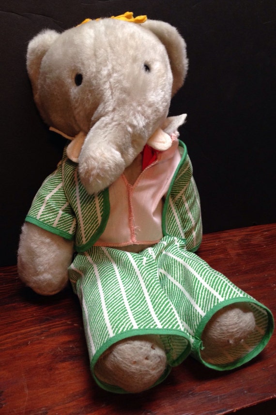 babar the elephant plush