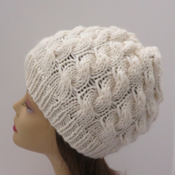 Hat Knitting Pattern, Tam, Beanie, Winter Hat, Worsted ...