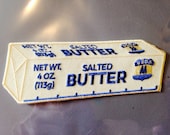 Stick of BUTTER Patch w/ Iron On Back BakerS Dairy Farmers Forget BaCoN it's Better with Butter! FrEE shipping!