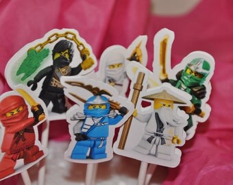 Ninjago Cupcake Toppers