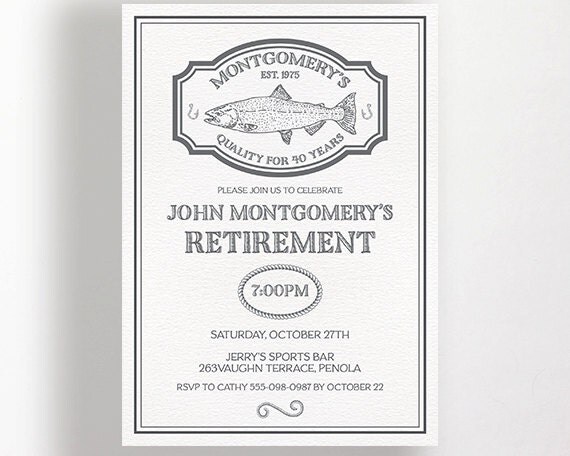 Invitations Templates Men Retirement 4