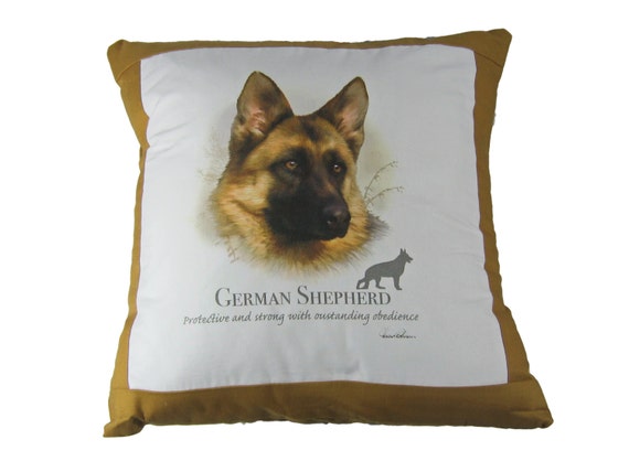 german shepherd throw pillow