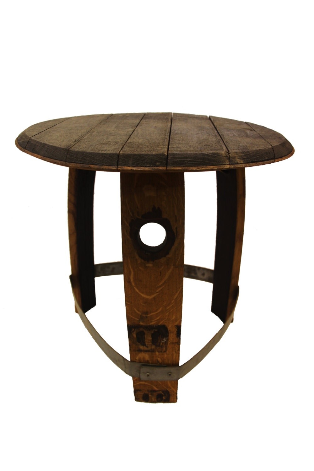 Wine Barrel Side Table Patio Table Outdoor Table End Table