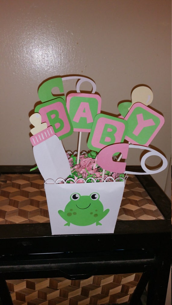 Items similar to Baby shower centerpieces decorations set of 2 on Etsy