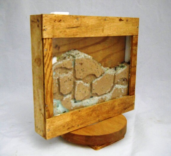 Vintage Wooden Ant Farm Habitat great nature & by PondviewSystems