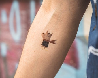 temporary tattoo burger temporary tattoo burger