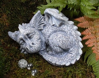 Baby Dragon Statue Devious Devlin Garden Decor Outdoor Art