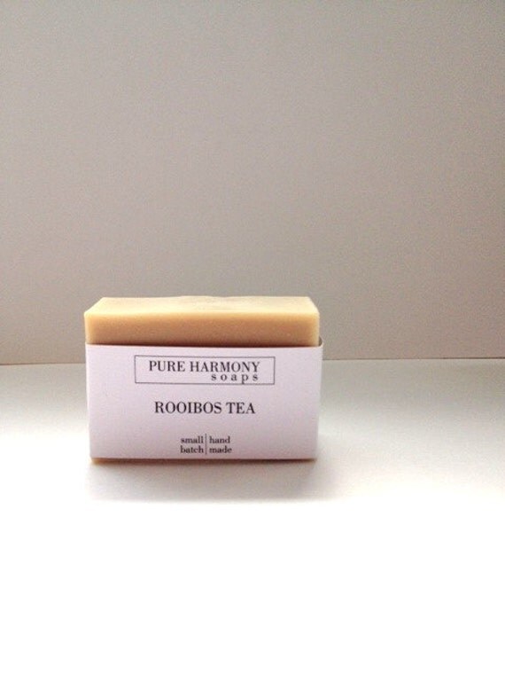 Rooibos Tea Handmade Natural Soap by PureHarmonySoaps on Etsy