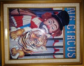 Red Skelton Original Artwork Limited Edition Print on Canvas Signed "Hold That Tiger"