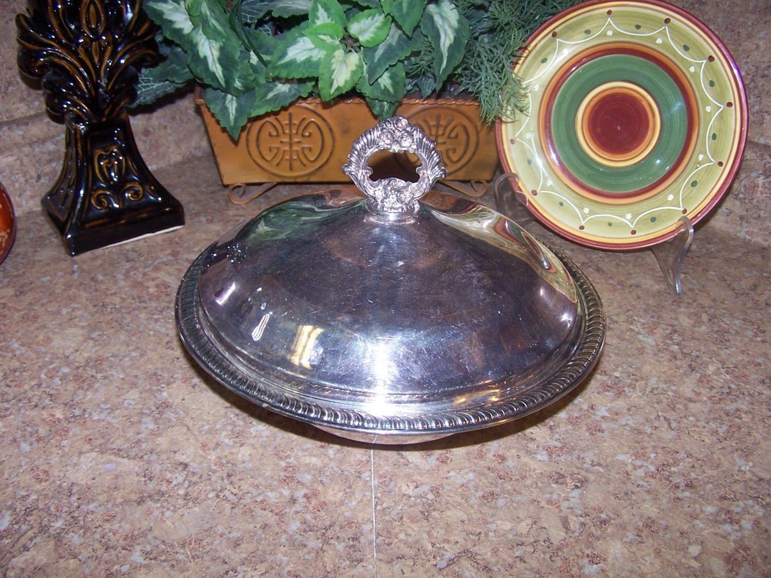 Vintage Silver Chafing Dish Haute Juice