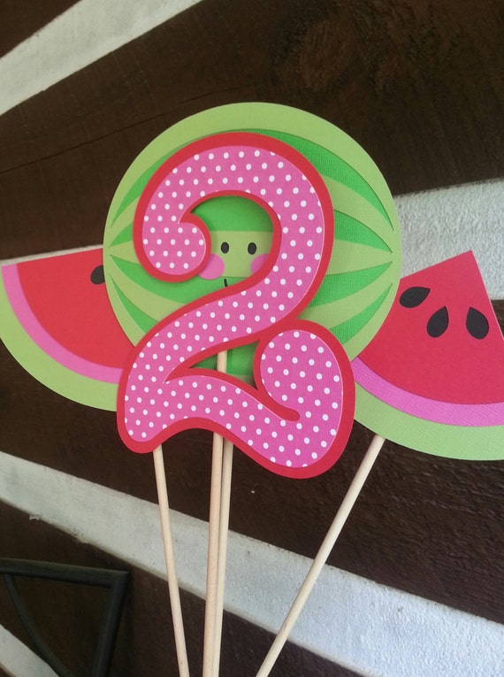  Items  similar to Watermelon birthday  party  centerpiece 