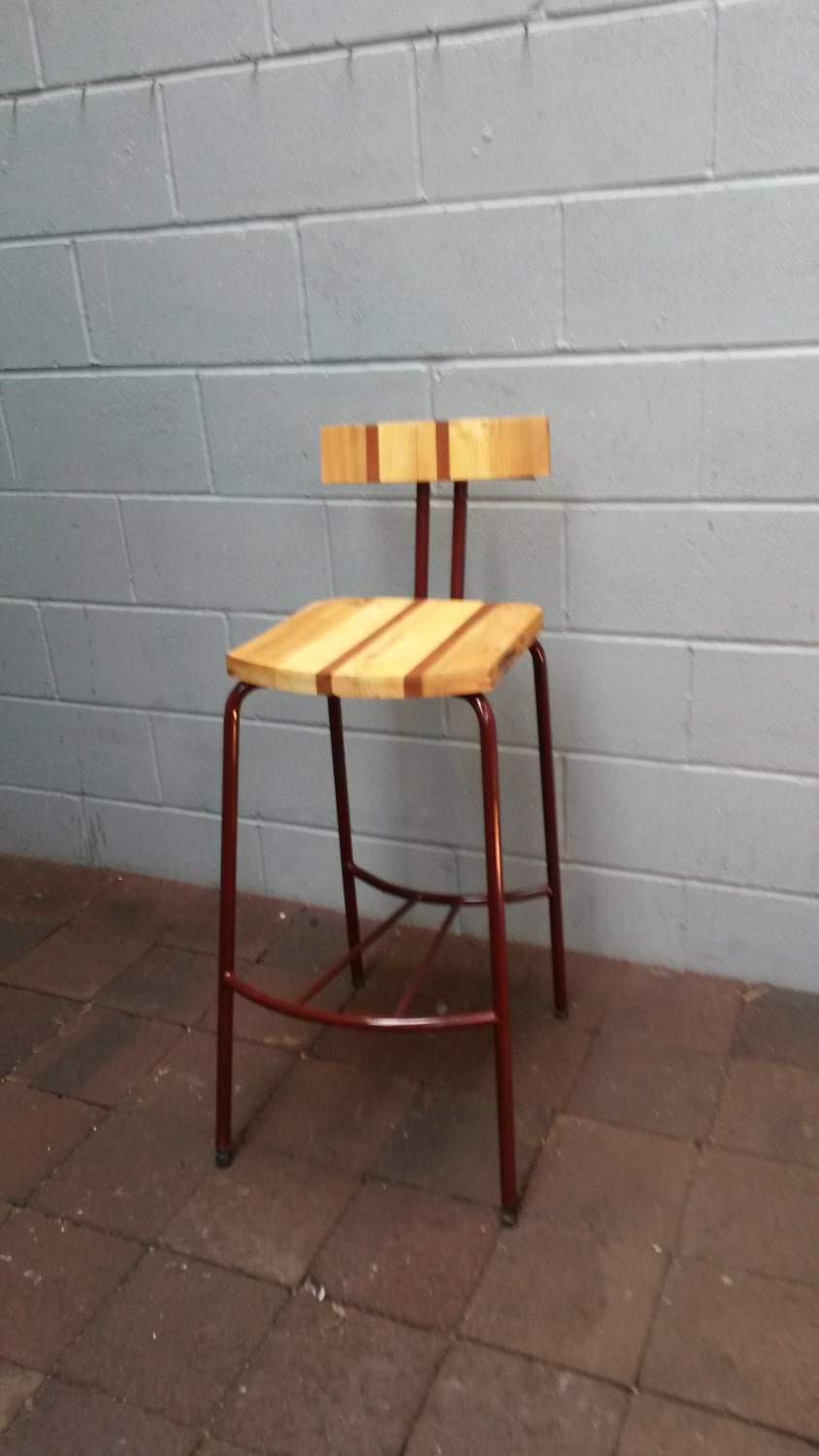 Vintage Lab Stool/Upcycled/Kitchen Stool/Bar Stool Haute Juice