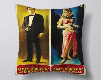 007 James Bond 007 Casino Royale - Cushion Fabric Panel Or Case or with Filling