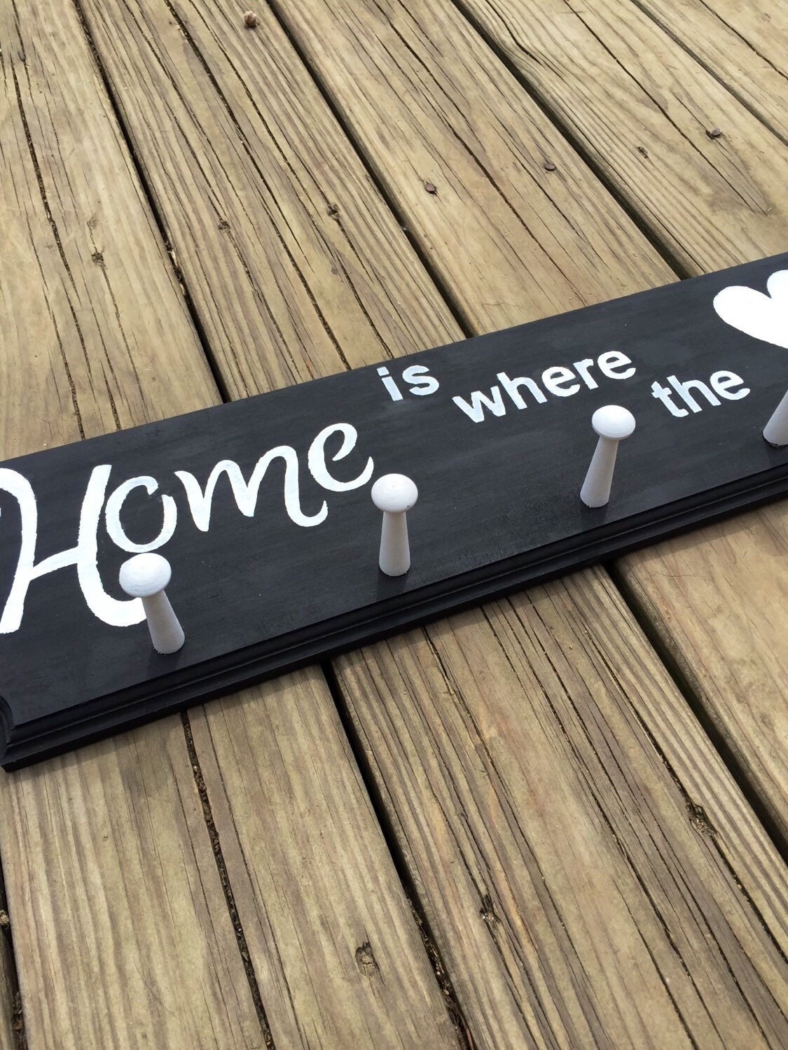 Sign home decor wood sign Coat Hanger by AHomeyHouse