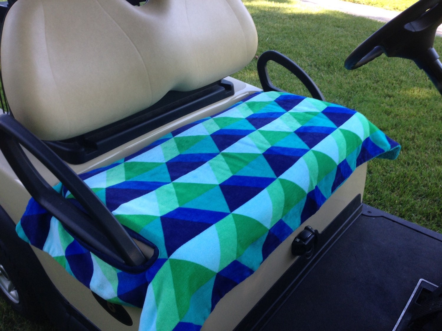 Graphics Terry Cloth Golf Cart Seat Cover