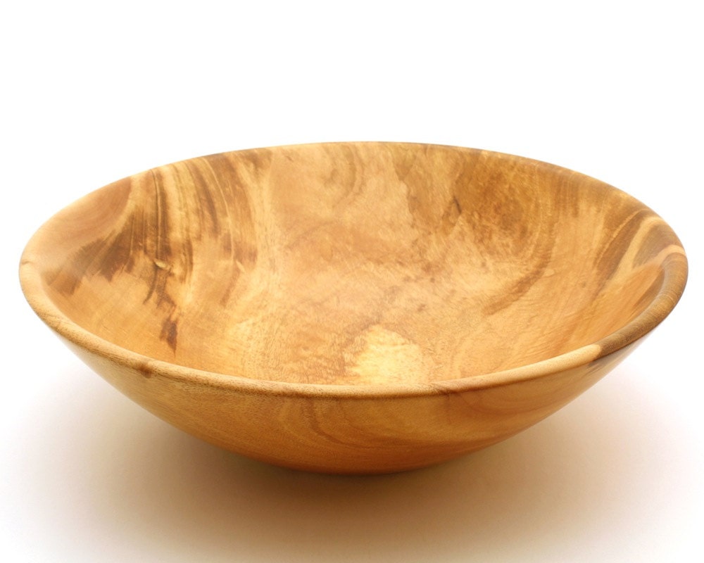 Extra Large Wooden bowl Large Wood bowl Tigerwood Bread