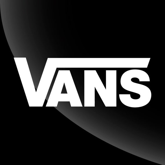Vans Logo Single Color decal sticker Single by Vaultvinylgraphics