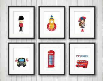 London Wall Art london room decor | etsy London Wall Art london room decor | etsy