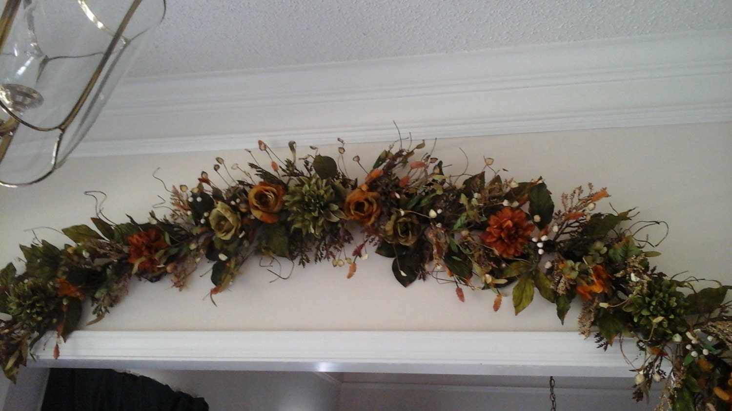 floral garland swag tuscan over door by giftsbywhatabeautifu floral garland swag tuscan over door by giftsbywhatabeautifu