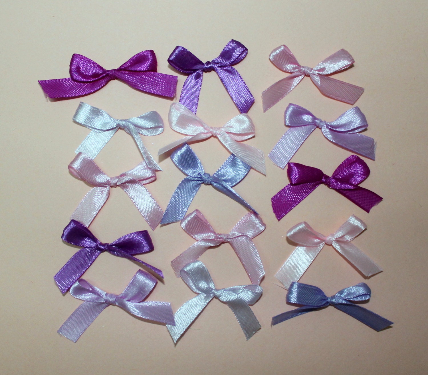 100 Pcs Small Ribbon Bows Satin Bows Small Colourful By Bzeecrafts 2590