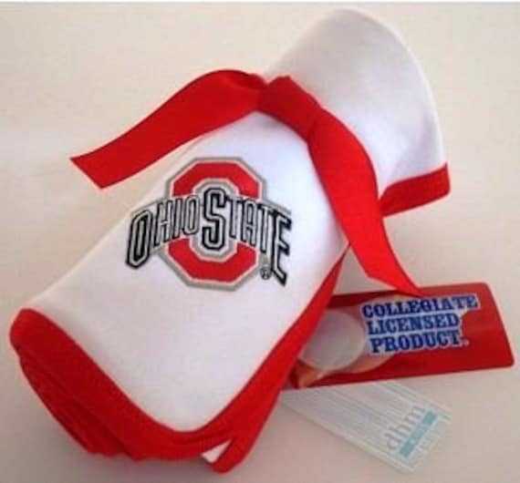 Ohio State Buckeyes Baby Receiving Blanket by FutureTailgater
