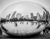 Chicago Downtown Fine Art Photography Urban View The Bean Cloud Gate Iconic Chicago Photo Travel CityScape Photo USA Modern Millennium Park