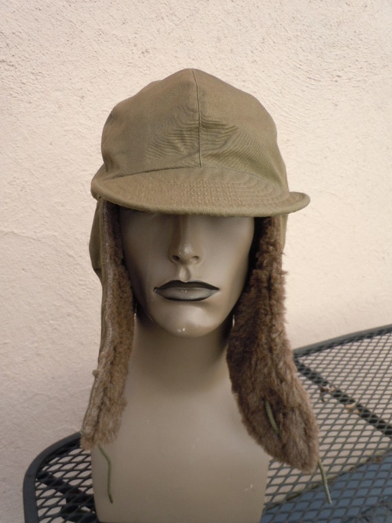 Dated 1951 Green U.S. Military Hat Korean War Era Flight