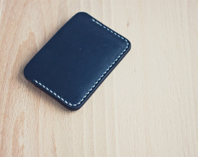 Horween Chromexcel Card holder/ Chromexcel Card Case/Leather Cardholder Wallet/Minimal Leather Wallet/