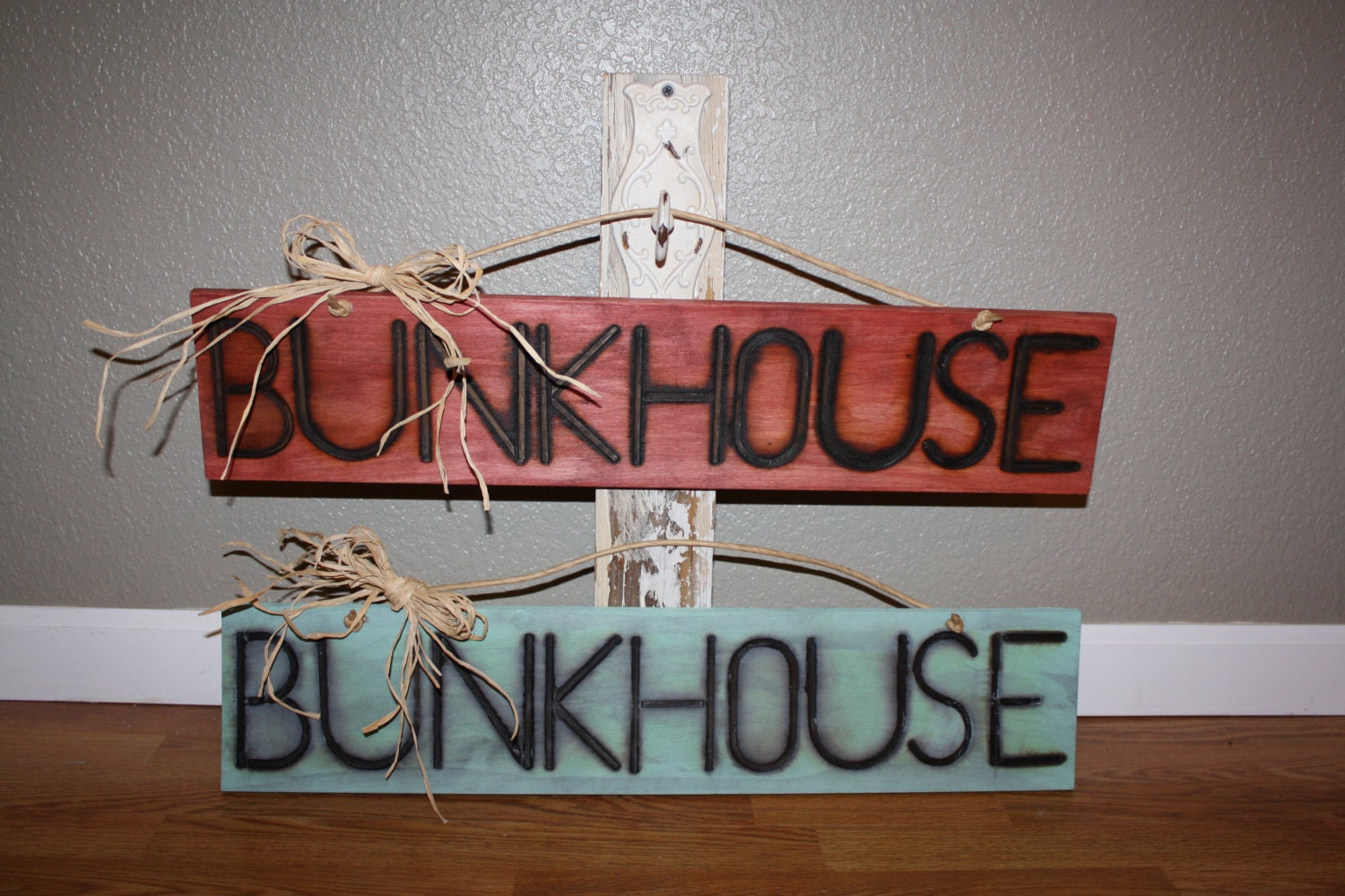 bunkhouse sign bunk house western rustic farm house sign