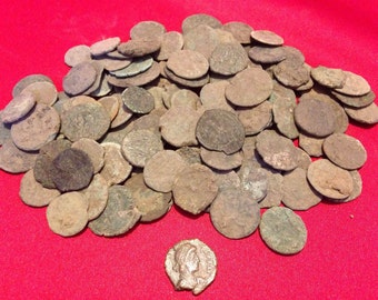 Ancient Roman Coins // High Grade // Uncleaned // 330 A.D. // A Part of History! // 1 COIN