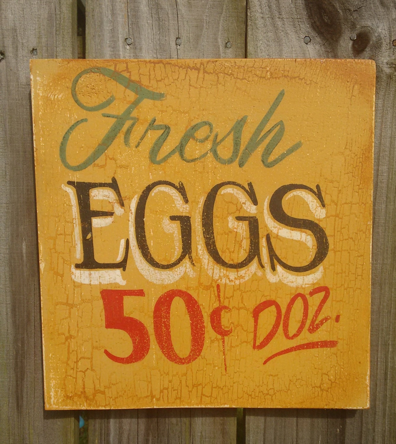 Fresh Eggs Sign kitchen sign Rustic Fresh by GeorgesSignArt