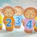 DIY Printable Finger Puppets Five Little Monkeys Jumping on