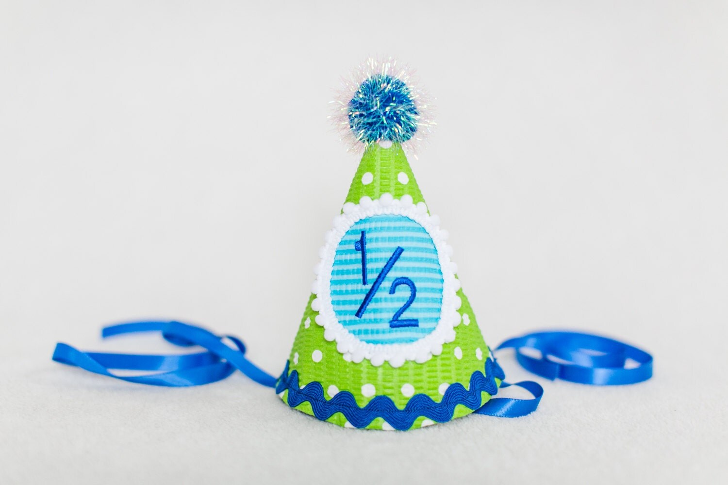 Fabric birthday hat / party hat/ first by TheJoyfulDetails on Etsy