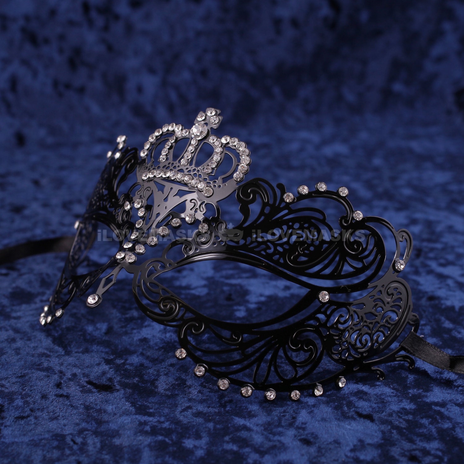 Charming Princess Crown Laser Cut Venetian Eye by iLoveMasks