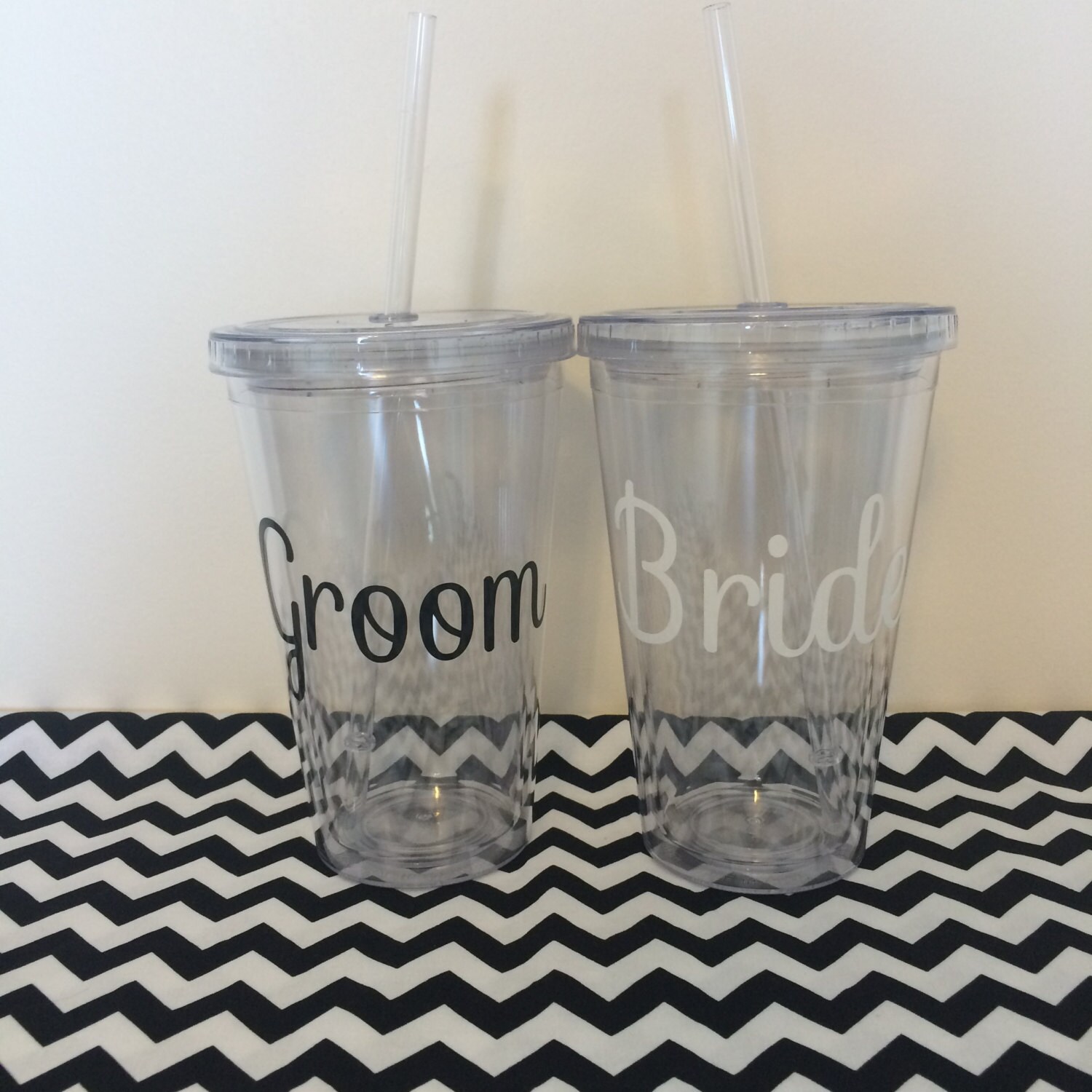Bride & Groom 16 oz Tumbler Wedding 16 oz Tumbler