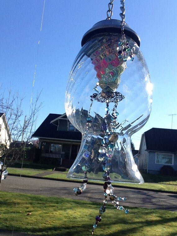 Solar Lantern by TheGypsyJunkYard on Etsy