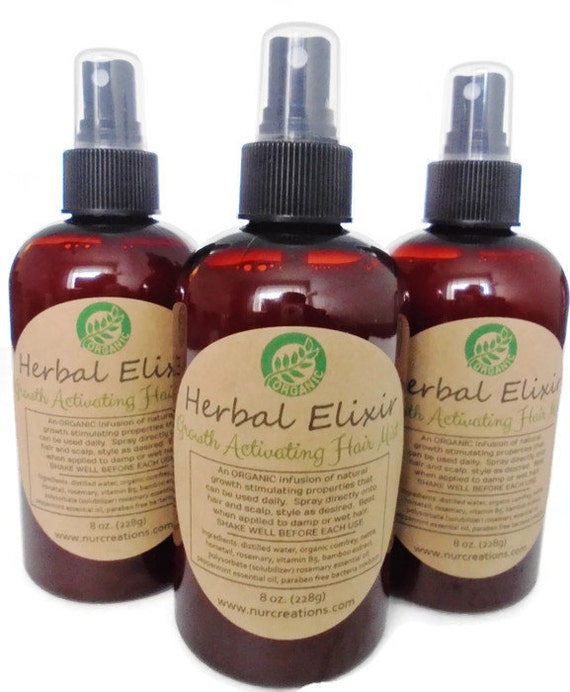Organic Herbal Elixir Hair MistGrowth Activating