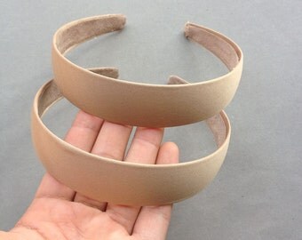 10 pcs 30mm champagne Satin Headbands
