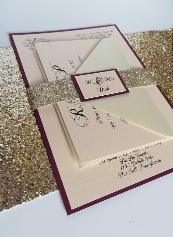 Wedding Invitation Ribbon Ideas 8