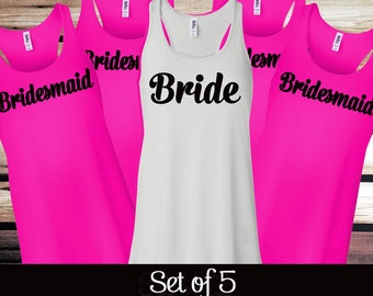 bridal party tanks