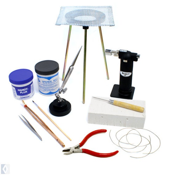 Standard Jewelry Soldering Kit with Silver Solder Wire - KIT-1750
